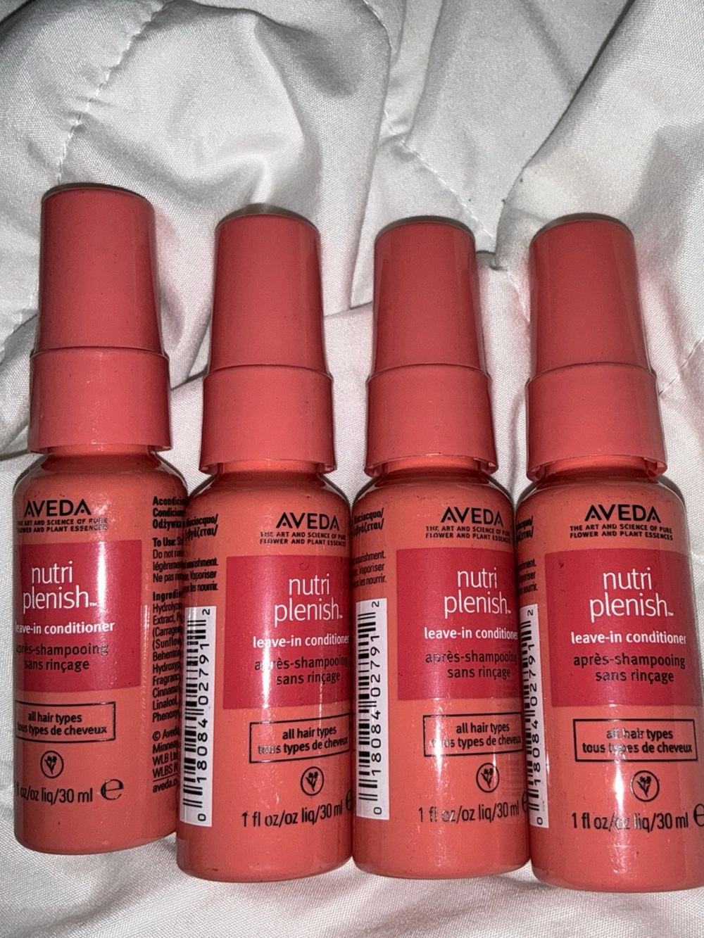 Aveda Nutriplenish Leave-In Conditioner Spray - Coral Pink (4 Pack)
